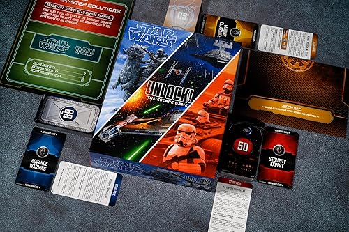 Miniatura 11 de Asmodee Star Wars ¡Desbloquea el juego de escape! Embárcate en aventuras épicas de Escape Room en una galaxia muy, muy lejana, juego cooperativo