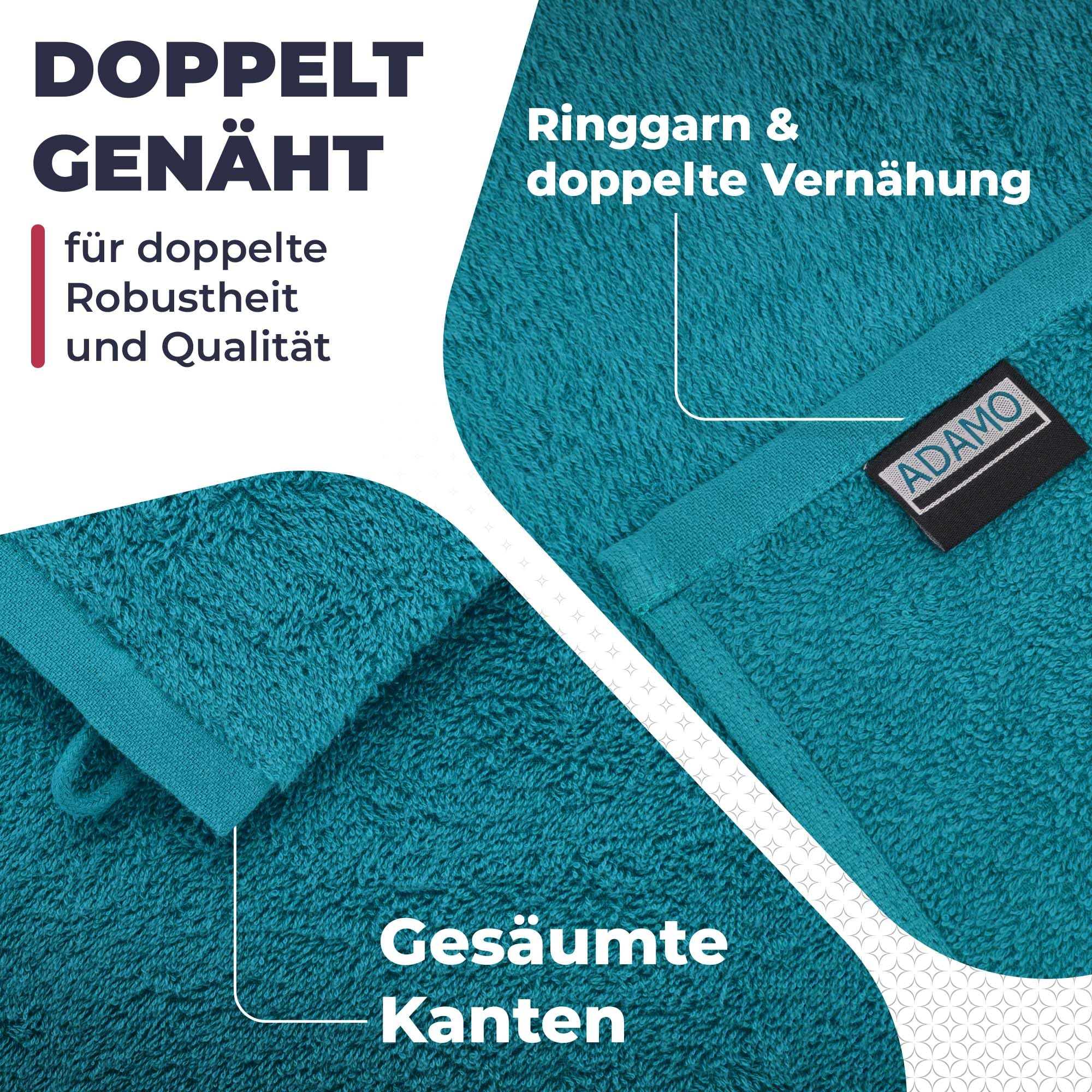 Asciugamano da spiaggia, asciugamano XXL, asciugamano da bagno, grande, telo da spiaggia, telo mare, asciugamano da sauna, telo da bagno, 155x220 cm o 100x220 cm (155x220, 370 petrolo)