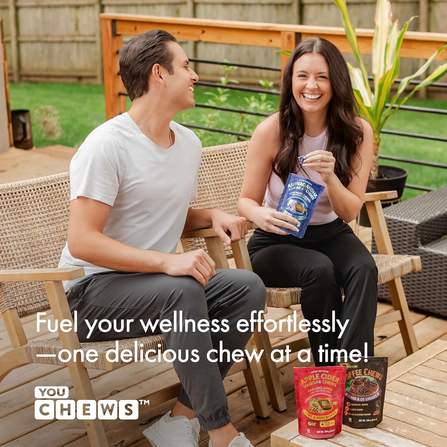 Ashwagandha KSM-66 Chews for Stress Relief & Mood Support, Organic Ashwagandha Gummies KSM 66 Alternative, Mood Support, Maple Salted Caramel Flavor, 30 Count - Image 7