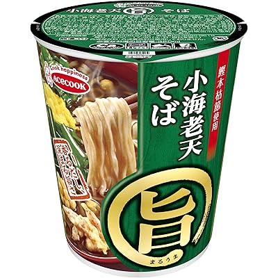 エースコック まる旨 小海老天そば 57g ×12個