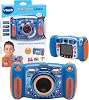 VTech Kidizoom Duo Camera 5.0 For Kids with Colour Display, 5MP, For Photos, Selfies & Videos, 4X Digital Zoom, Games, Photo Editing & Effects, for Infants aged 3, 4, 5, 6, 7 years, Blue