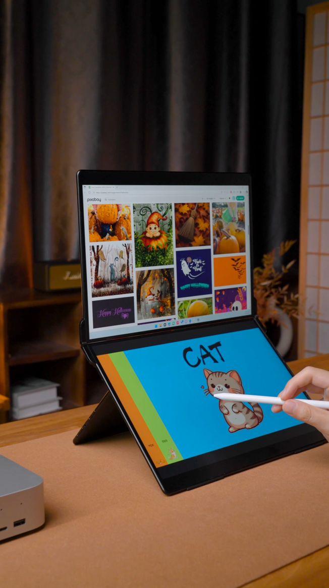 Amazon.com: EHOMEWEI X2 Air Foldable Dual Touchscreen Portable
