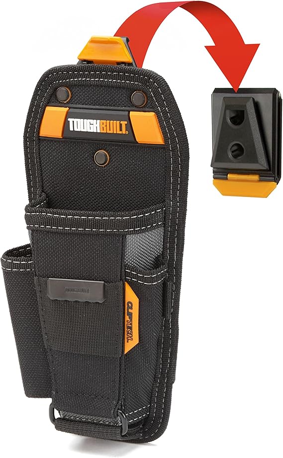 ToughBuilt Pliers Tool Pouch Pockets & Loops, Tape Measure Clip