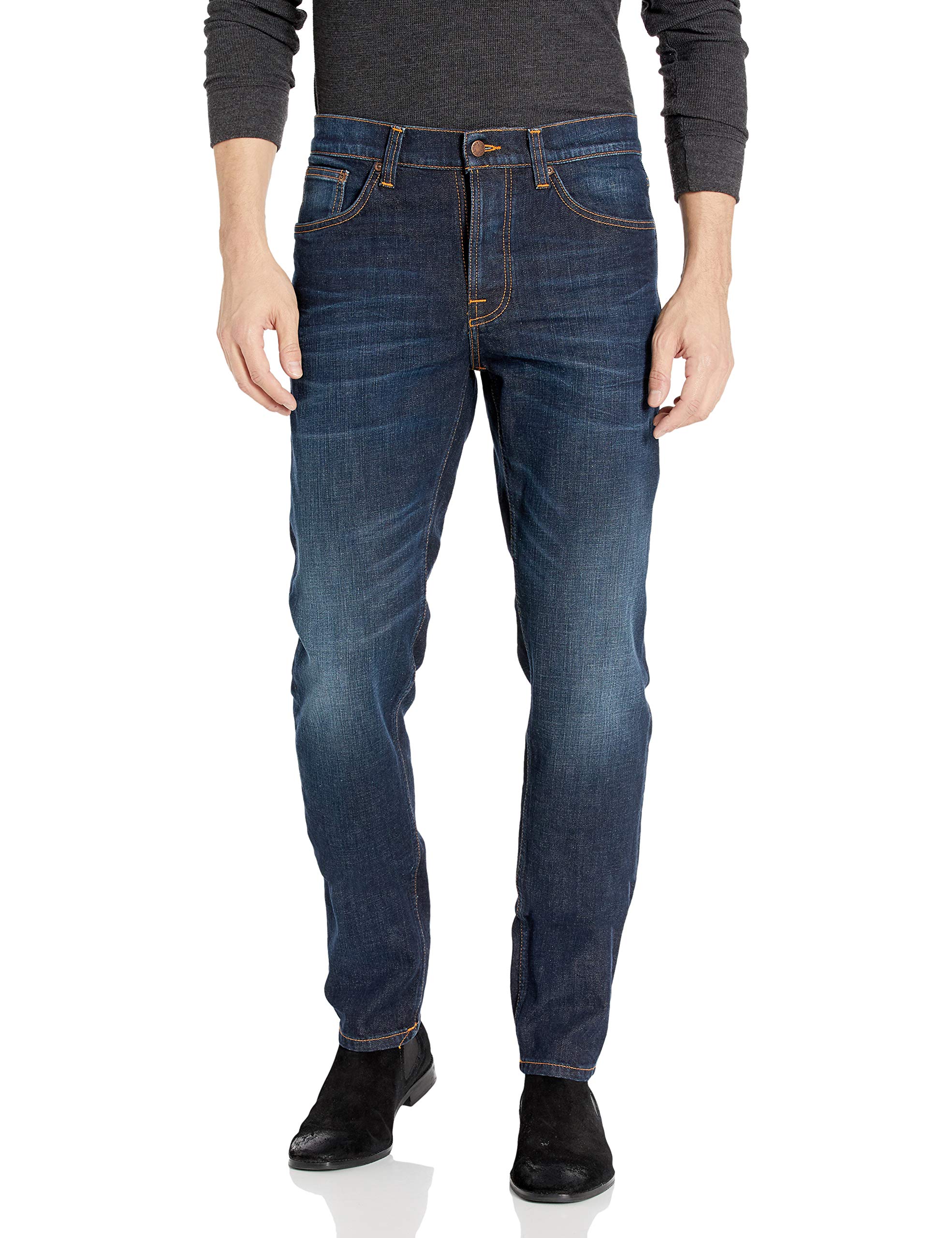 Nudie JeansUnisex Steady Eddie II Dark Crush Jeans