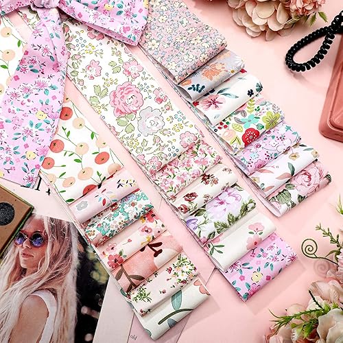 Miniatura 4 de 100 tiras de acolchado de tela de algodón de 2.56 pulgadas, rollo de retazos precortados de estilo japonés, tiras de tela de algodón para