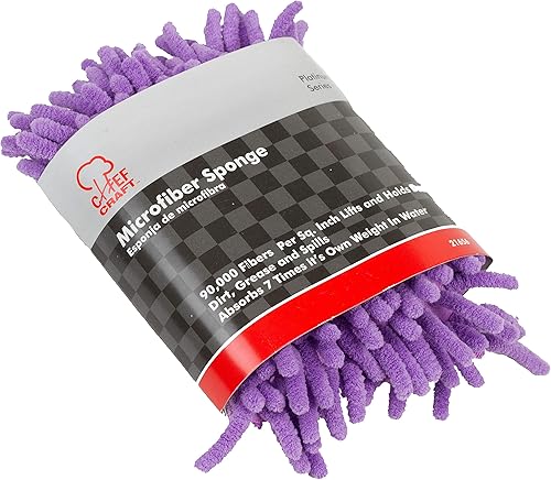 Miniatura 2 de Chef Craft Esponja de microfibra seleccionada, 5 x 6 pulgadas, el color puede variar