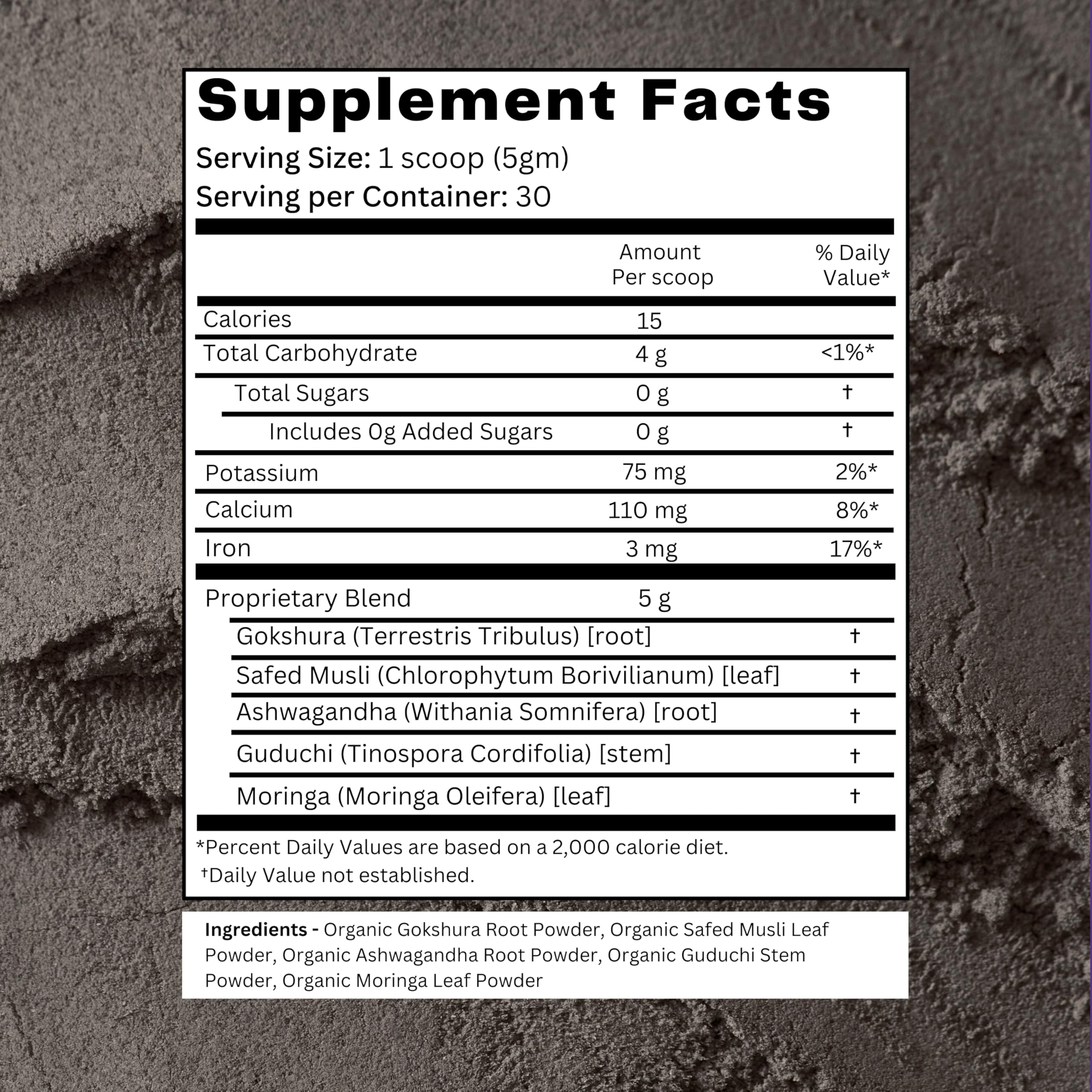 ORGANIC SPREE Stamiora Powder – 150 g (5.3 oz) | USDA Organic Certified | Ayurvedic Herbal Blend of Gokshura, Safed Musli, Ashwagandha, Guduchi & Moringa — Amazon image 8