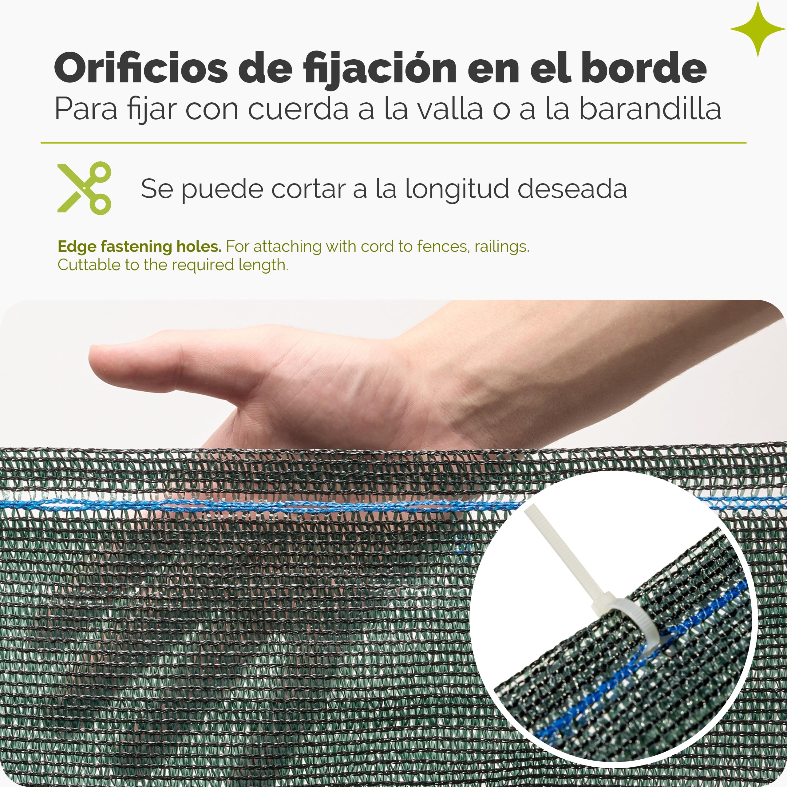 Garronda Malla de Sombreo 1,5 x 50 m 135 g/m² GD-0255