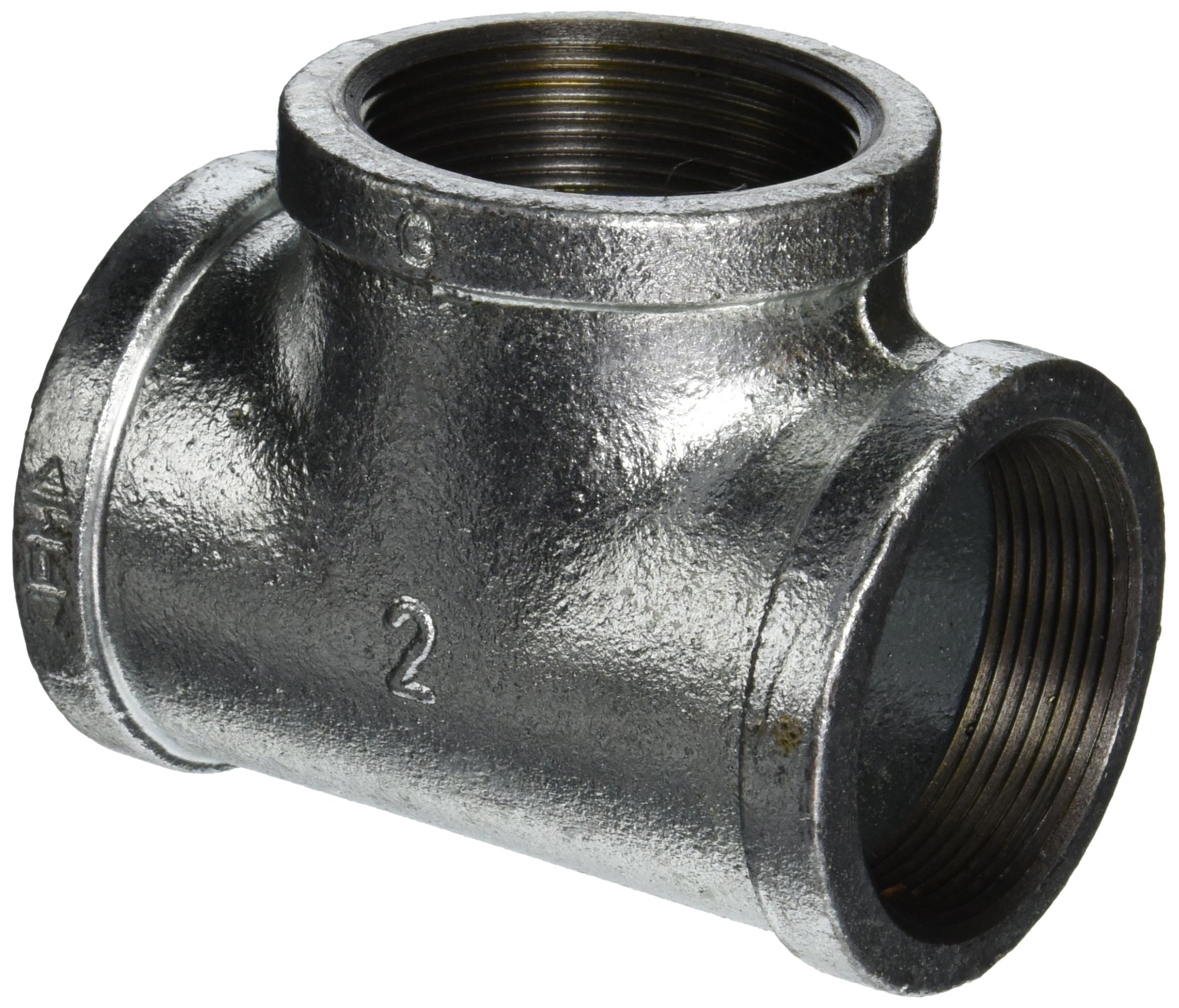 LDR 311 T-2 Tee, 2-Inch, Galvanized