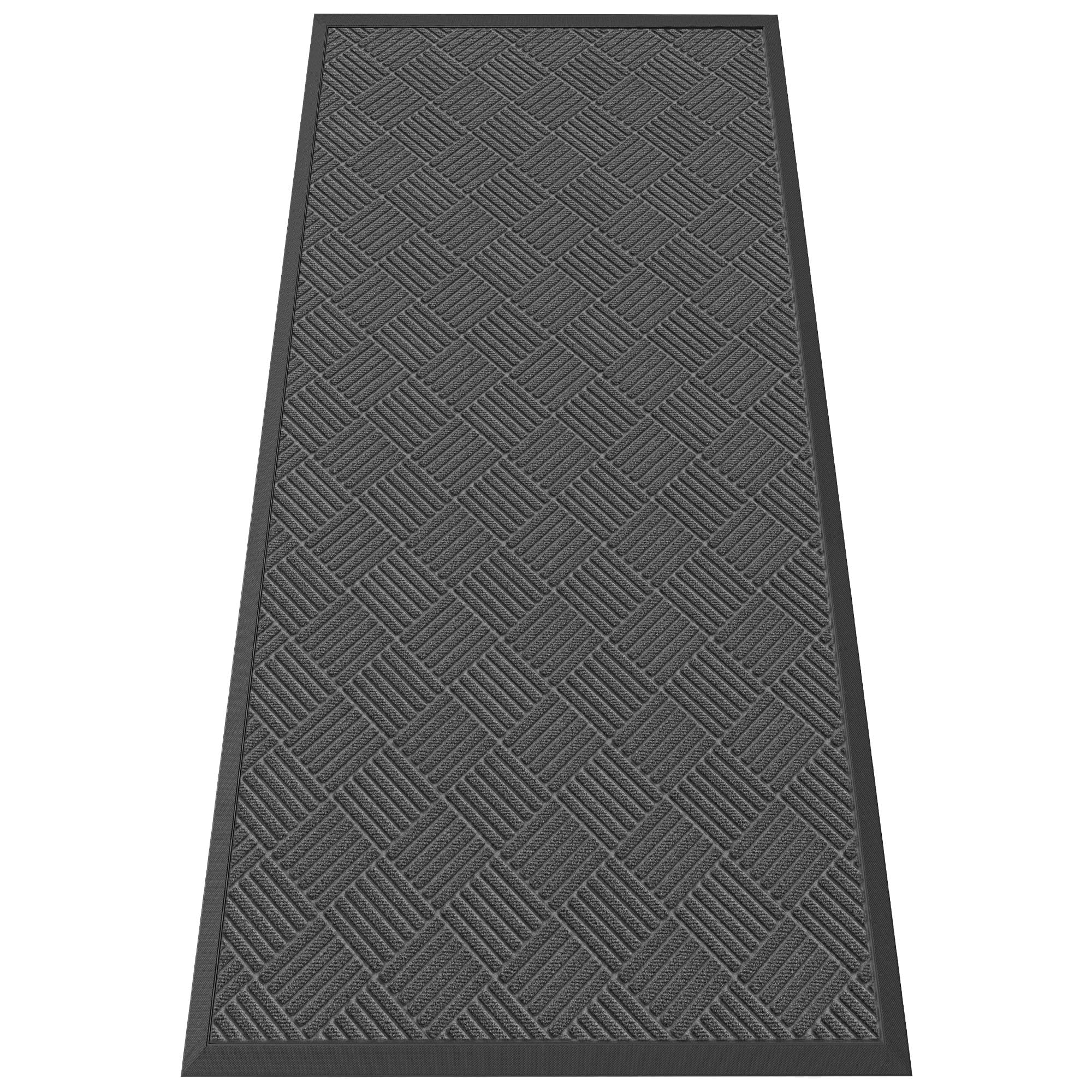 Indoor Outdoor Door Mat, 5' x 3' Doormat for Entryway, Black — Amazon image 28