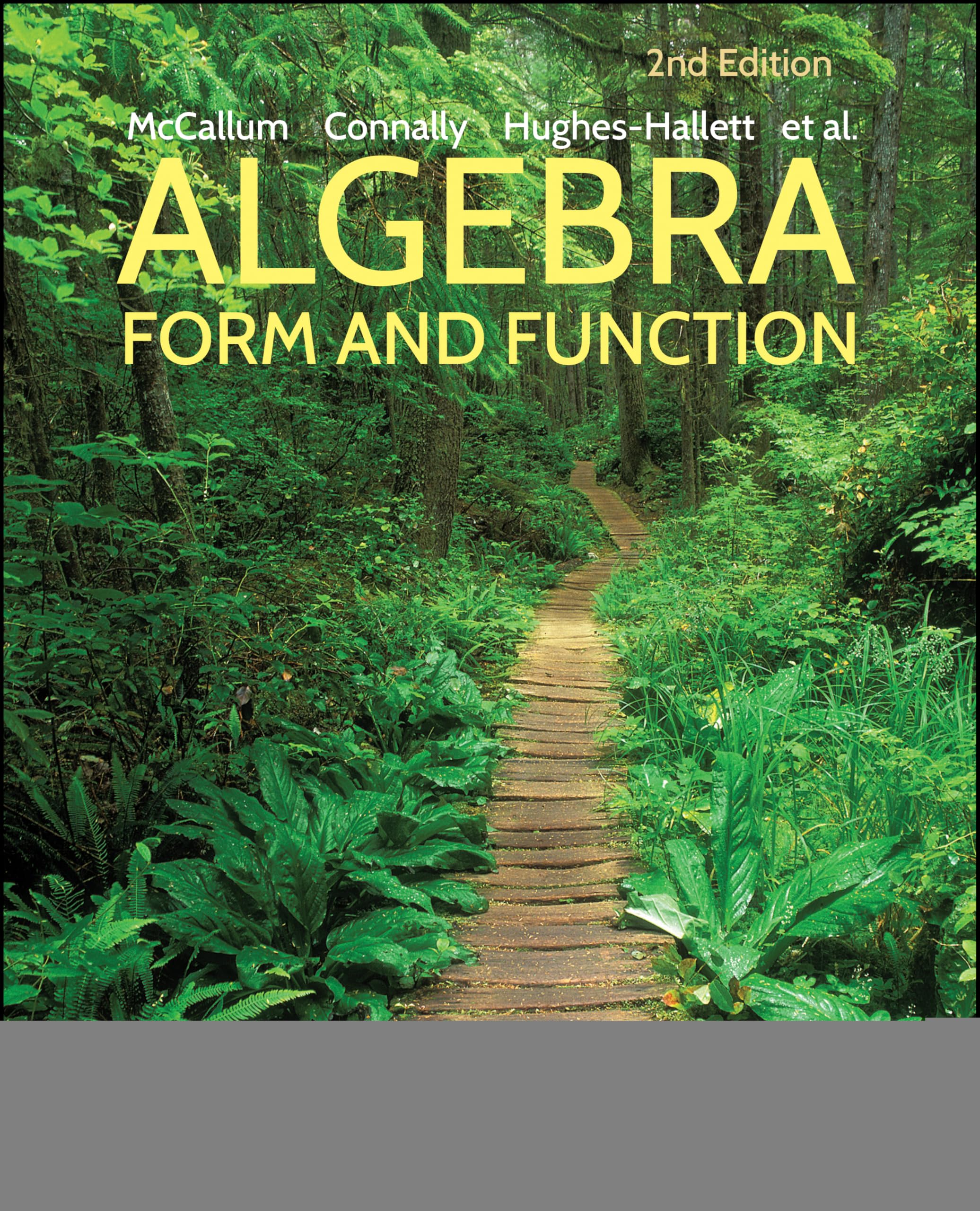 Algebra: Form and Function