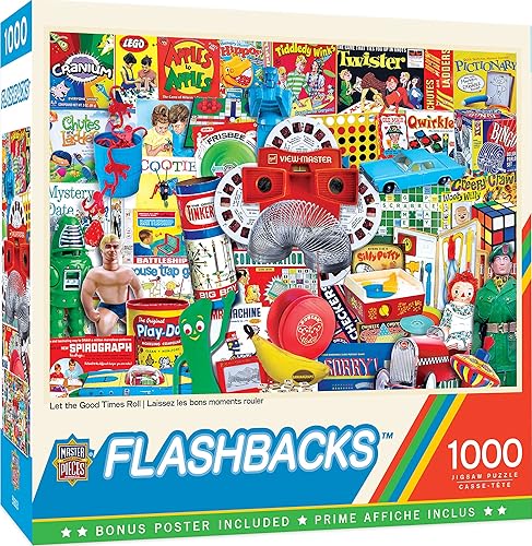 MasterPieces - 1000 Piece Jigsaw Puzzle, Let the Good Times Roll, Fun for Adults, Family, Kids, Non-Glare Finish, 19.25" x 26.75"