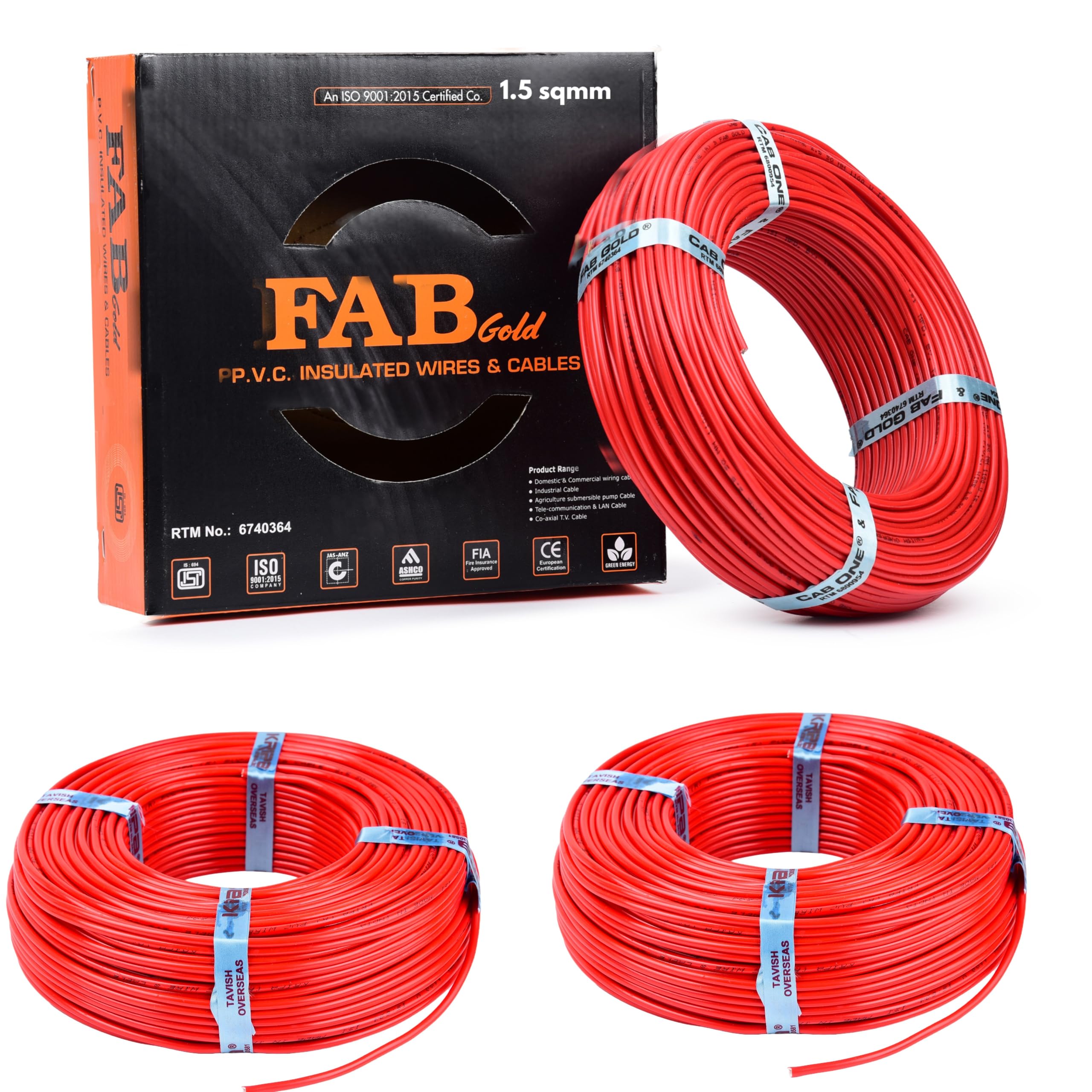 KRIPA 90M FR PVC Copper Wire Cable -19