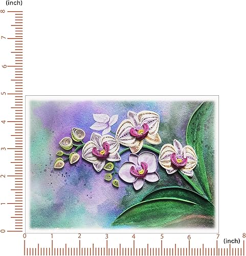 Miniatura 10 de QUILLCRAFT Tarjeta Quilling de girasol, tarjeta con relleno de artesanía artística, tarjeta de felicitación de temporada para todas las ocasiones