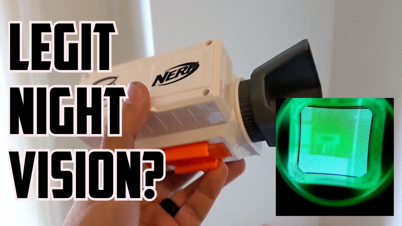 Watch Nerf Modulus Digital Night Vision really works! on Amazon Live