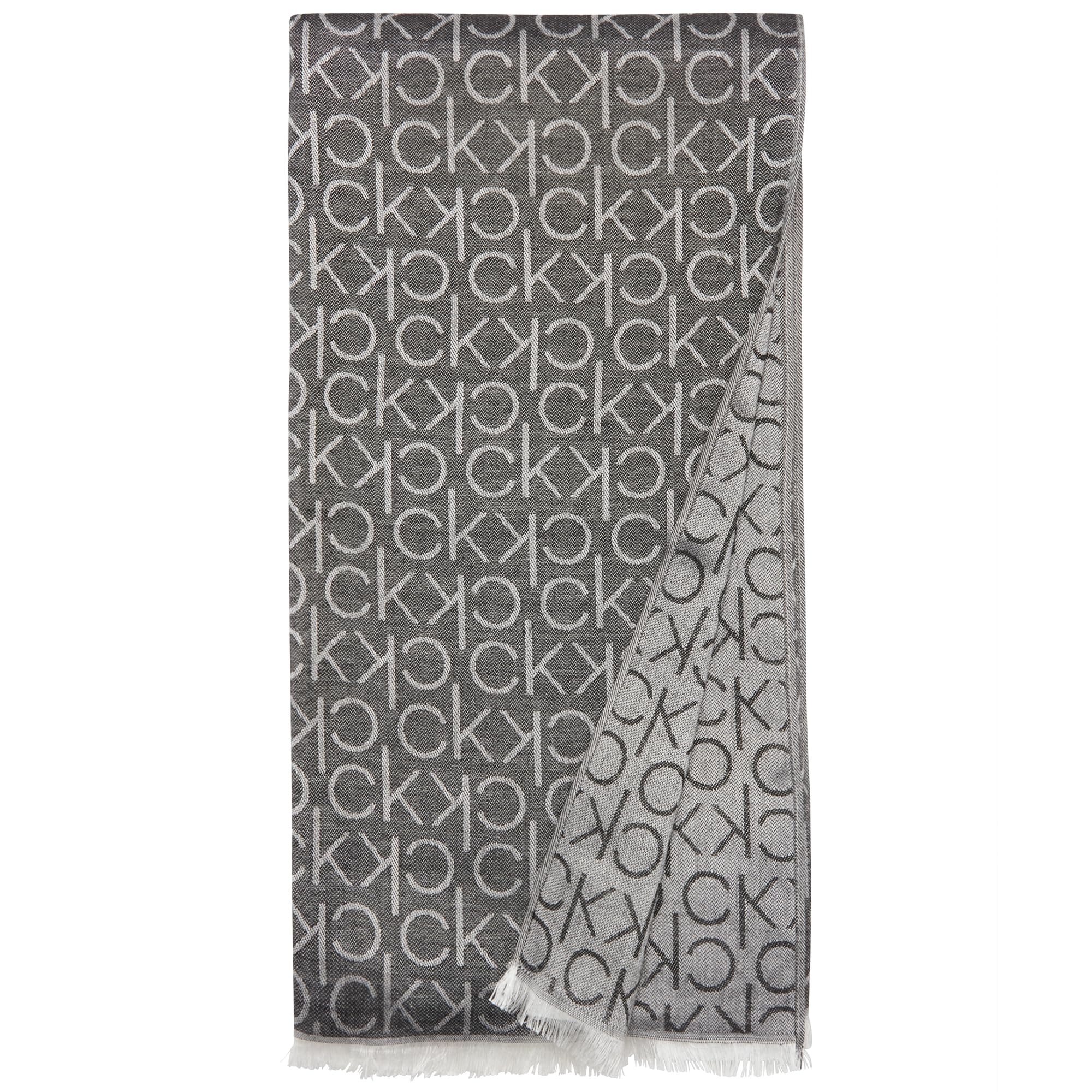 Calvin Klein Soft Everyday Solid Pashmina Chambray Scarf Sciarpa alla moda Donna (Pacco da 1)
