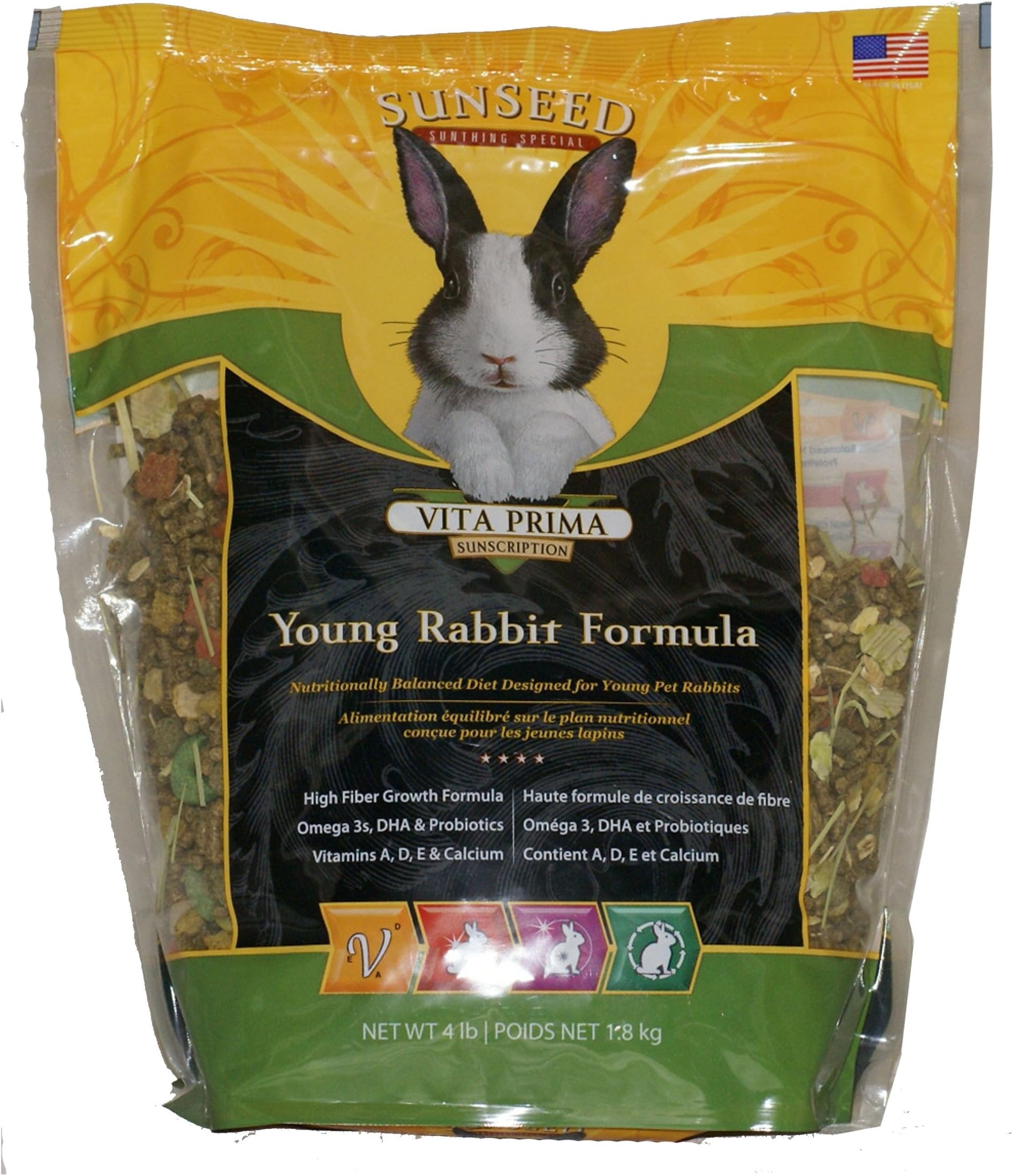 Sun Seed Rabbit (Young) Vita Plus 4 Lb