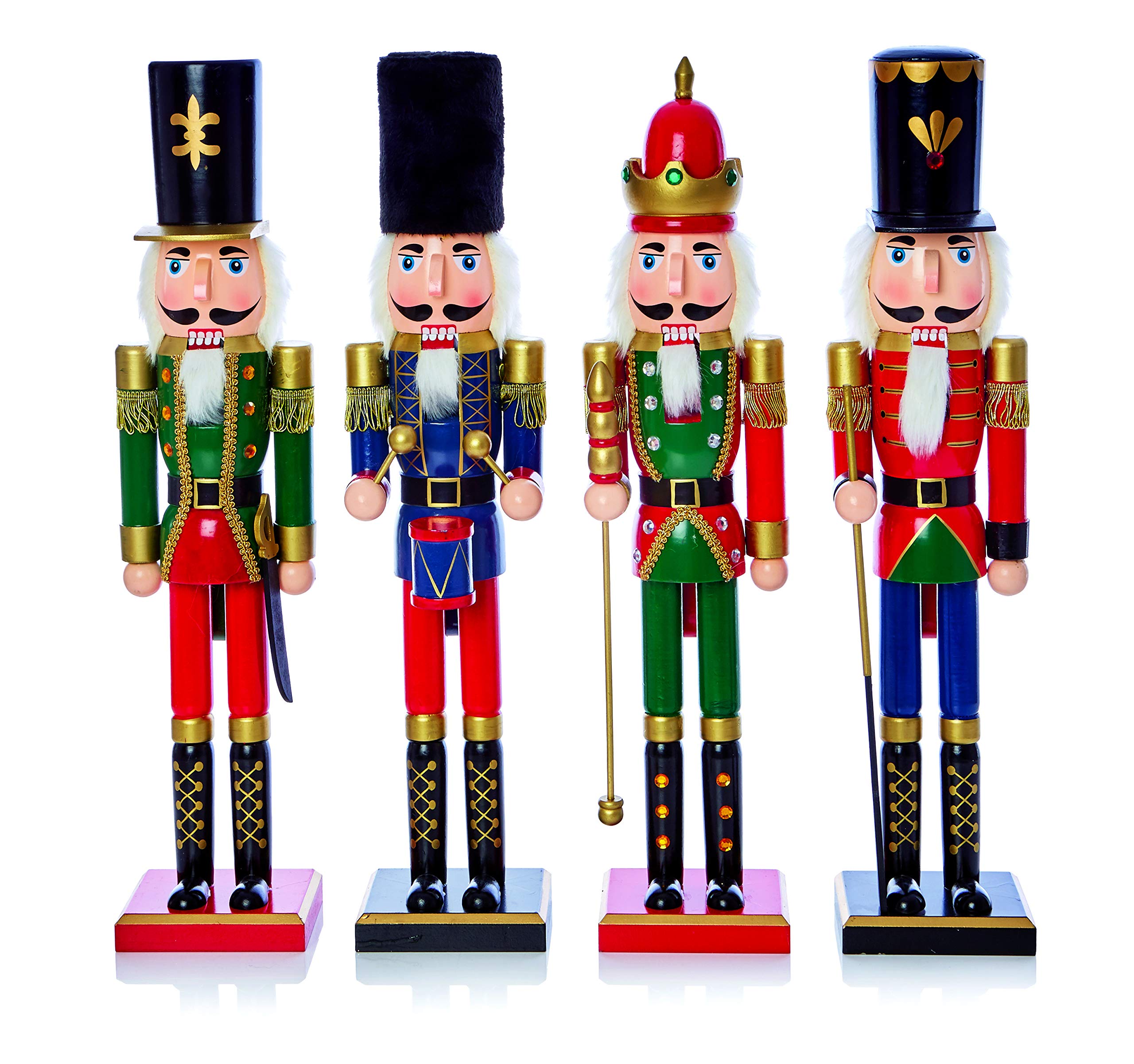 Premier Decorations Casse-noix en bois 60 cm Différents designs et couleurs rouge