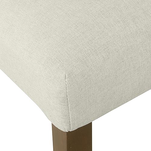 Miniatura 7 de HomePop Silla de comedor clásica Parsons - Tejido gris (juego de 2) Tejido gris,Azul geométrico,Tejido texturizado crema (juego de 2),Natural,Tejido