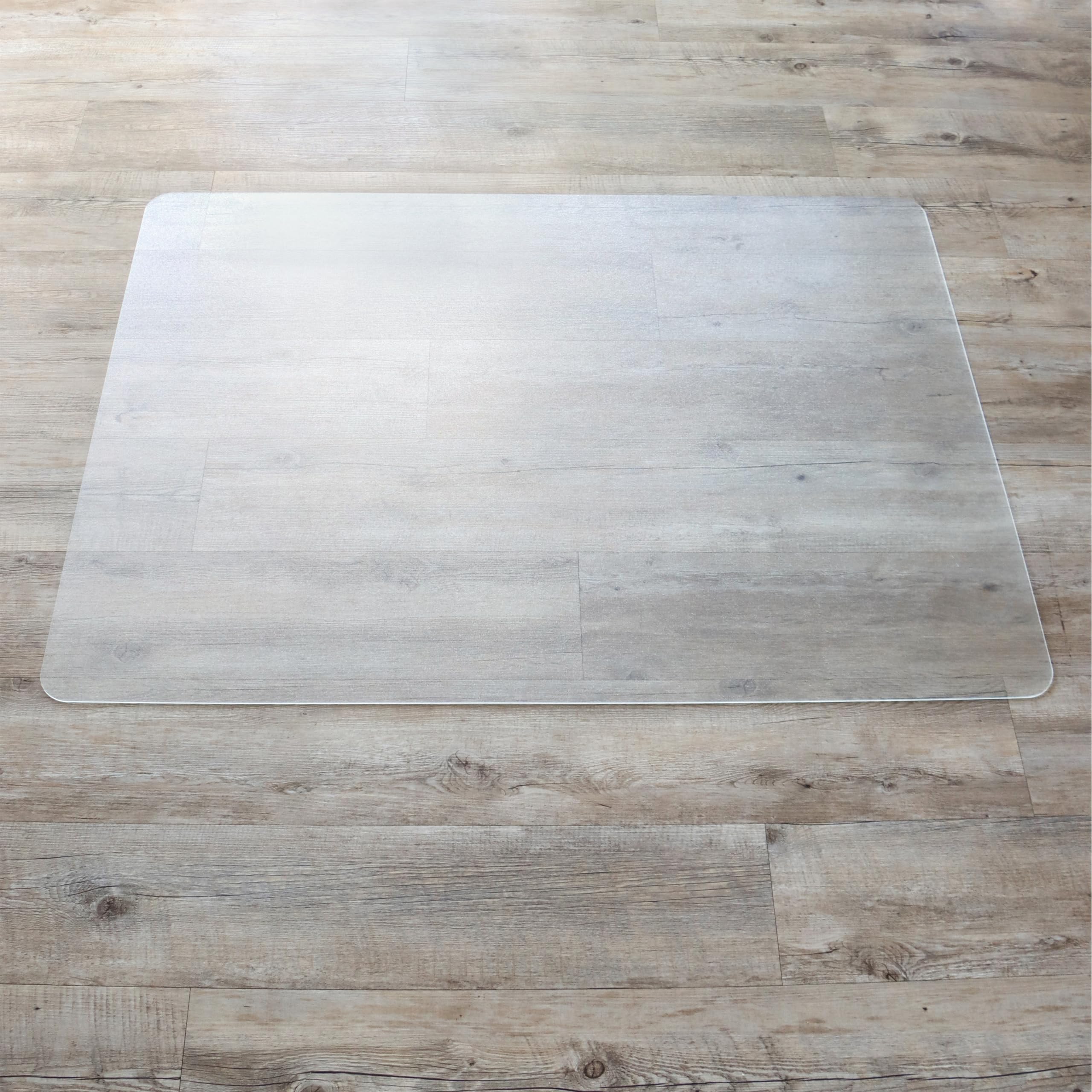 Bodenschutzmatte PET Allergiker geeignet transparent PVC Vinyl frei 2,0 mm stark (120 x 150 cm)