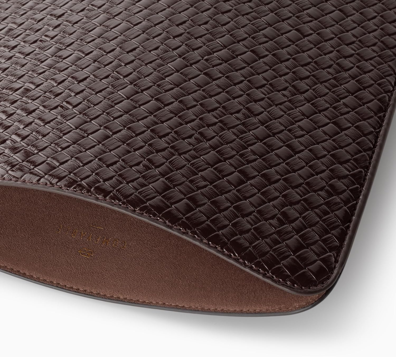 Comfyable 13 Inch Woven-Look Laptop Sleeve, Compatible with 13" MacBook Air M5 2026, MacBook Neo & MacBook Pro M2 2022, Slim Faux Leather Computer Case, Chocolate