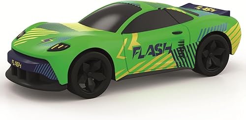 Miniatura 4 de Carrera Speed Arena Police Chase - Pista de carreras portátil con ranura para autos incluye 2 autos, juego de carreras de juguete para principiantes