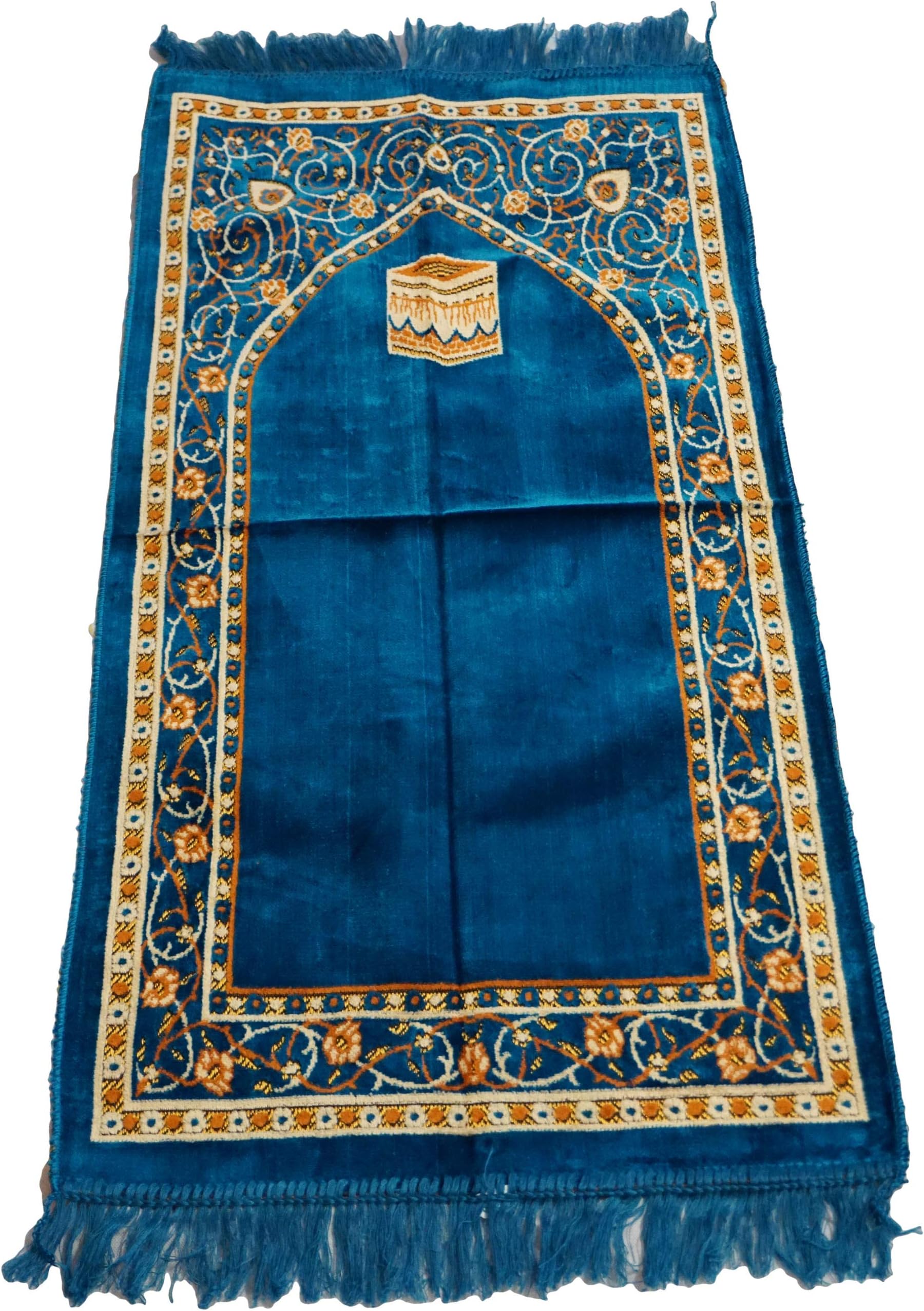 Yaqeen Prayer Mat Cosy Material 113 x 52cm (Teal)