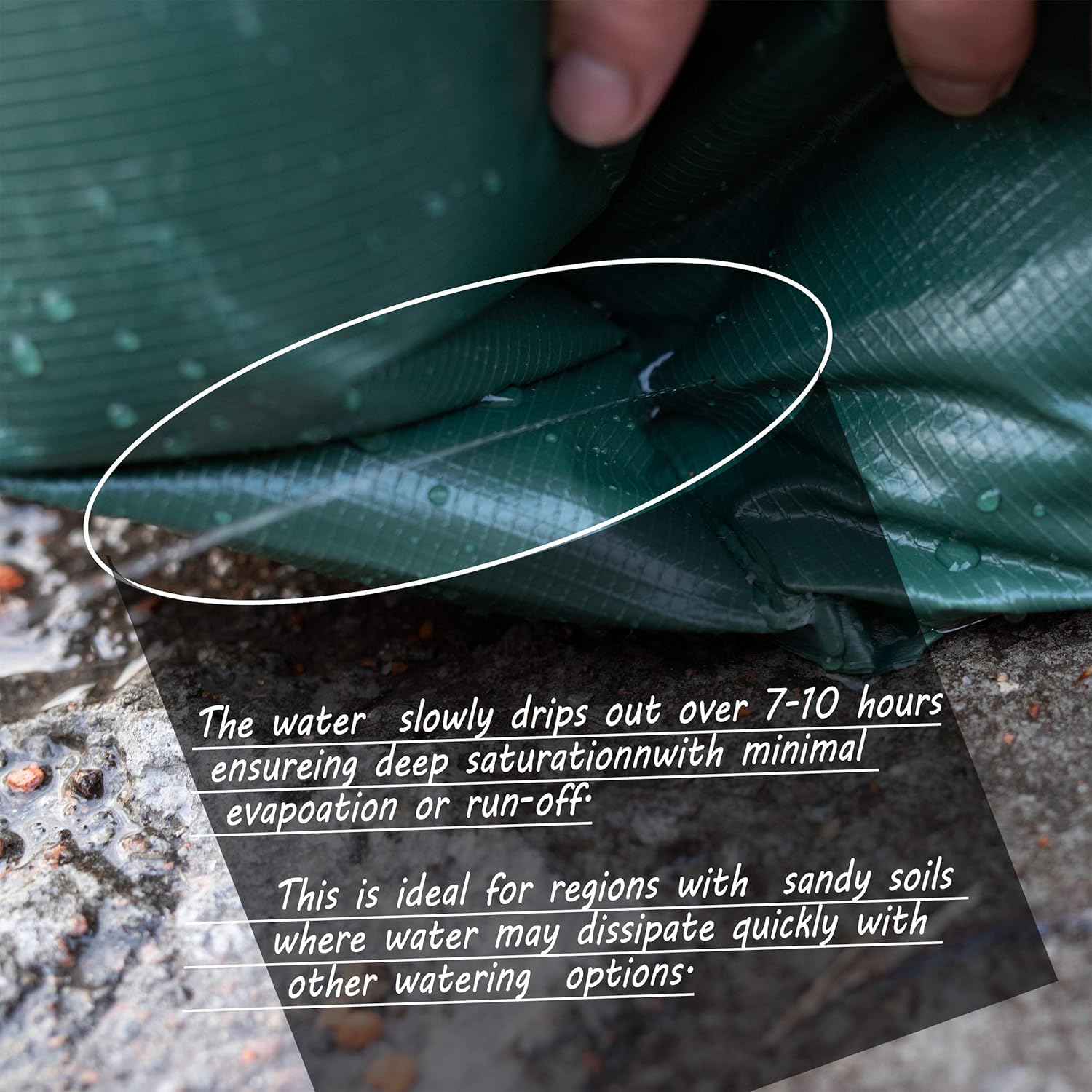 25 Gallon X-Large Tree Watering Bag, Slow Release Tree Drip Irrigation Bag, Automatic Water Saving Irrigation Water System, for Young&Newly Planted Trees&Evergreens&Shrubs