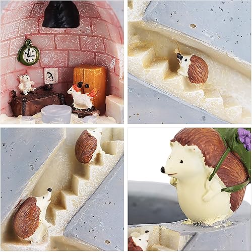 Miniatura 4 de Segreto Plantas creativas de erizo, macetas de cepillo para plantas suculentas, maceta decorada, escritorio, jardín, sala de estar, 2 piezas