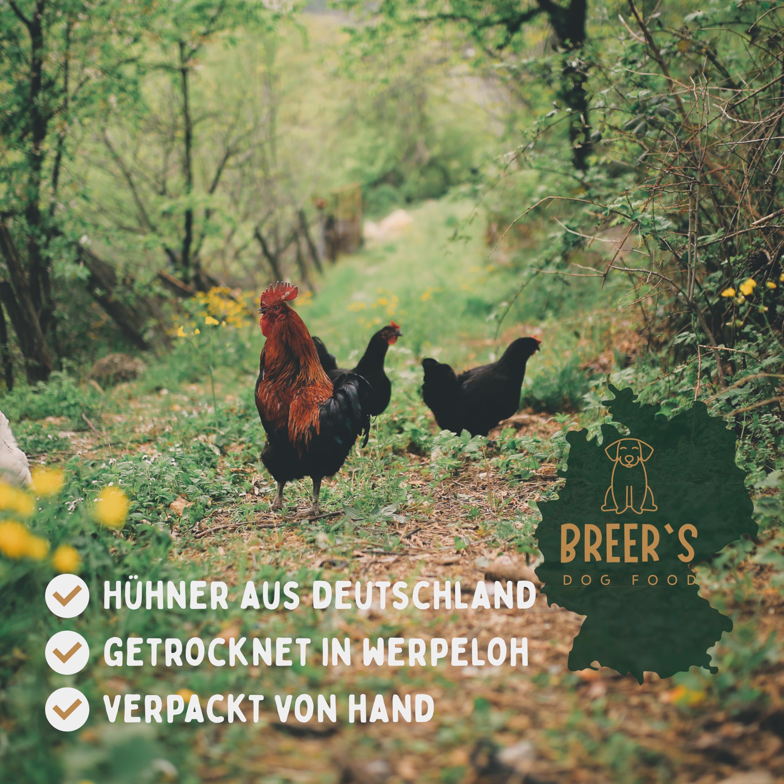 Hühnerherzen 5kg getrocknet für Hunde – natürlicher Hundesnack, Kausnack, Kauartikel, Leckerli und Belohnung aus 100% Huhn Herz