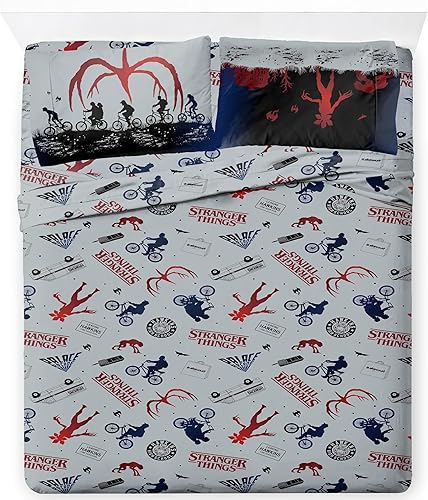 Vista 48 de Juego de sábanas de tamaño Queen Invasion de Deadpool, de Marvel, de 4 piezas, color blanco, rojo y gris Juego de sábanas Queen