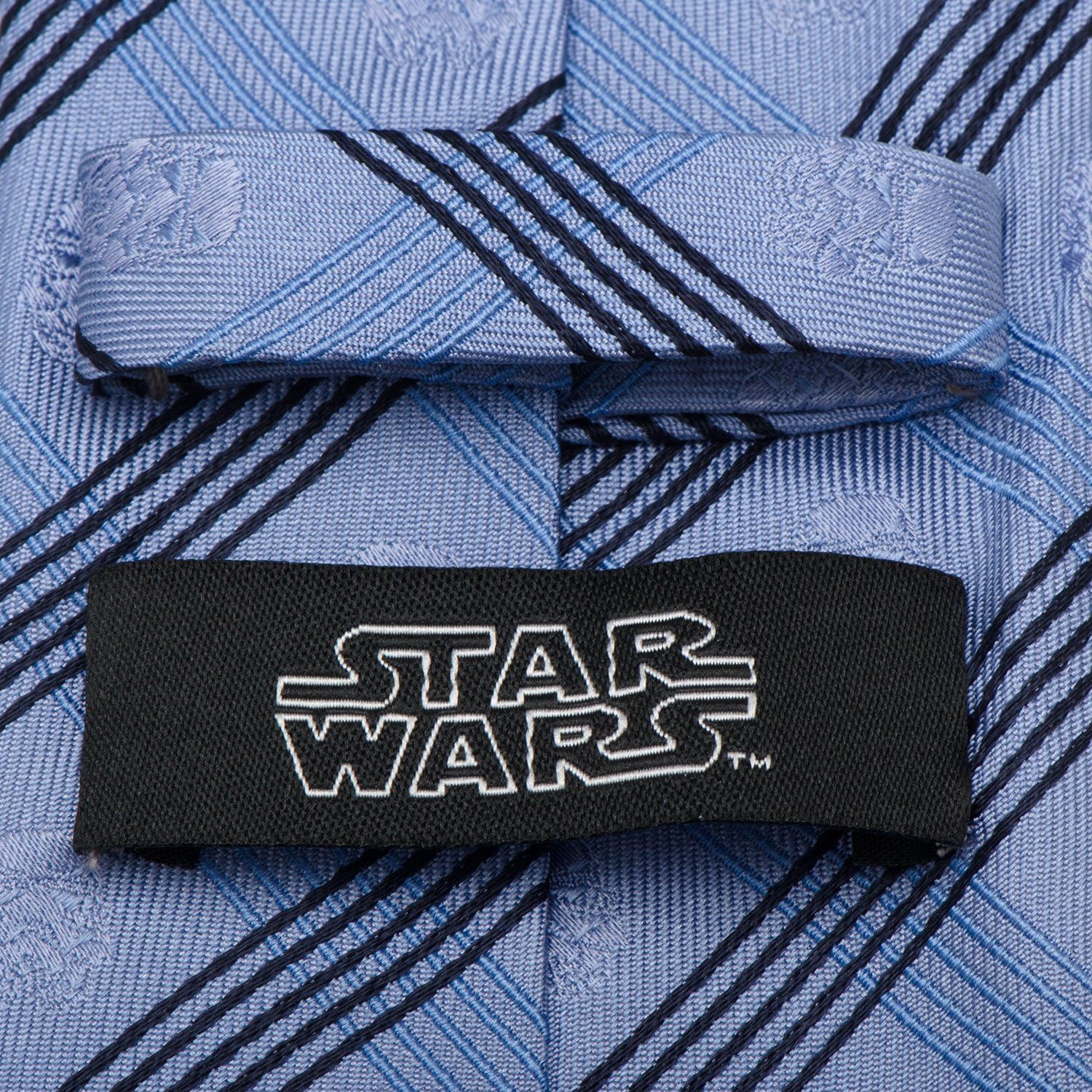 Star Wars Stormtrooper Blue Plaid Men’s Dress Tie