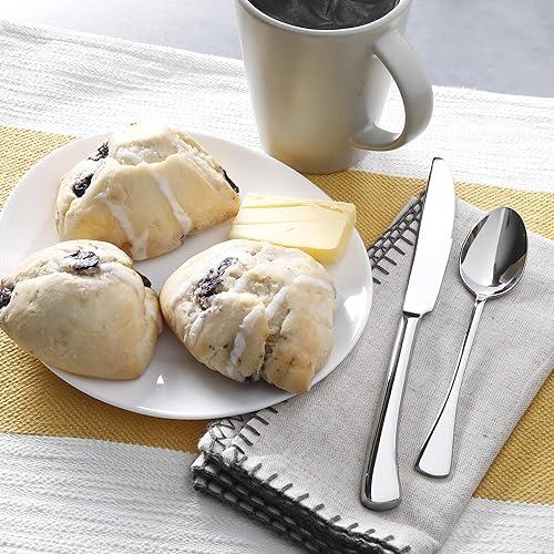 Miniatura 7 de Gibson Elite Ambassador - Juego de cubiertos de acero inoxidable, servicio para 4 (20 piezas)