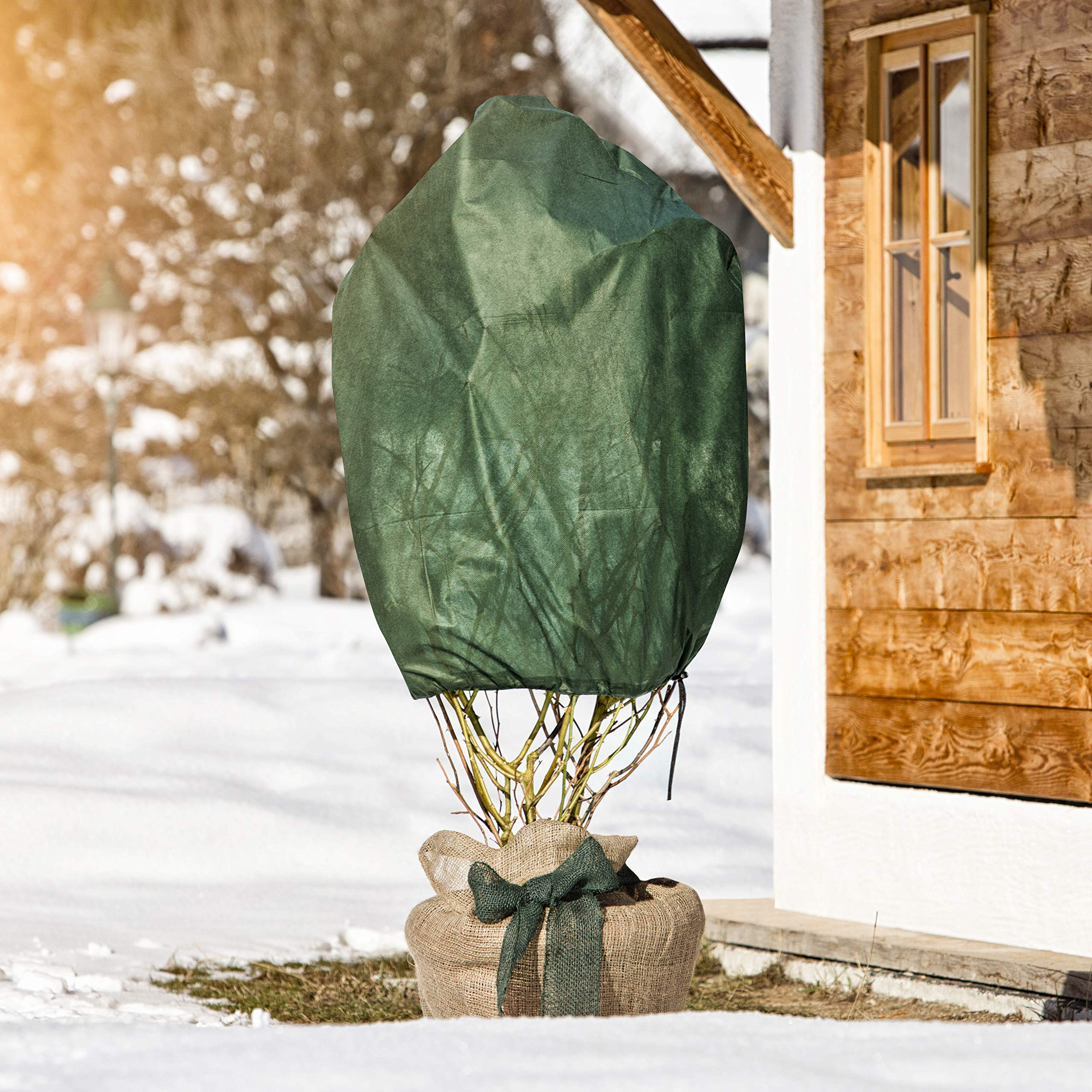 Windhager Winter Fleece Rose Fleece Cover Thermal Fleece Garden Fleece Frost Protection Cold Protection for Roses Pack of 3 - Image 2