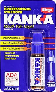 Blistex Kanka Mouth Pain Liquid, Professional Strength , 0.33 oz