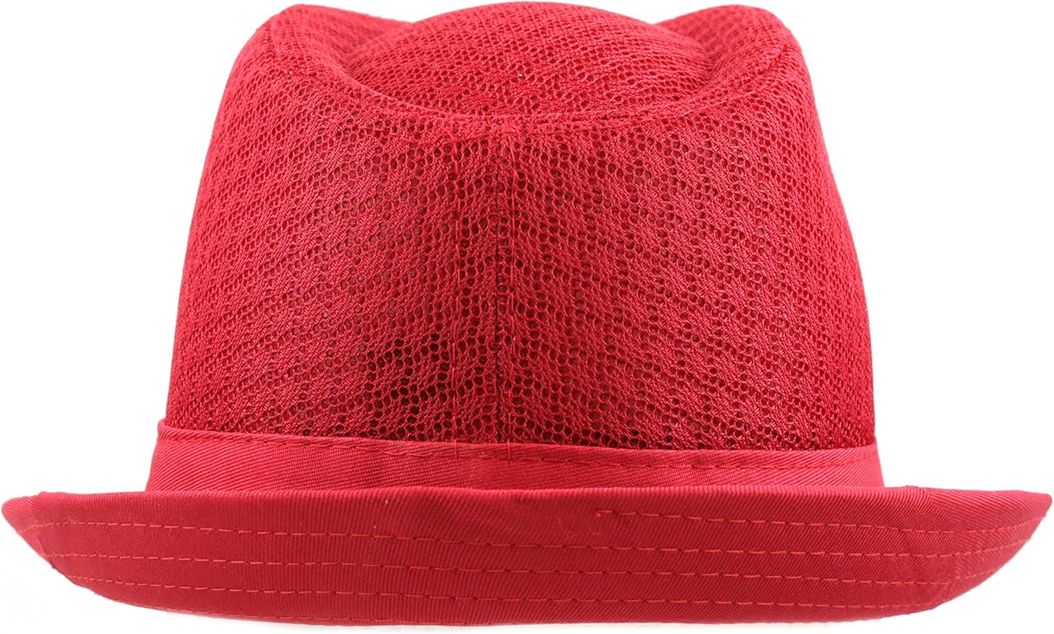 The Hat Depot Light Weight Classic Soft Cool Mesh Crushable Fedora hat - Image 5