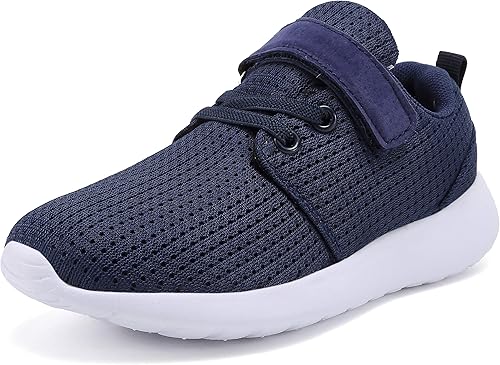 TOEDNNQI Boys Girls Sneakers Kids Lightweight Breathable Strap Athletic Running Shoes for ToddlerLittle KidBig Kid