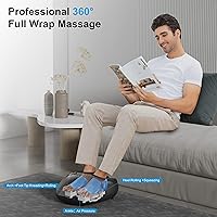 Vista 3 de COMFIER Shiatsu máquina masajeadora de pies, Regalos de cumpleaños para hombres y mujeres, masajeador de pies con calor, rodillo de amasado