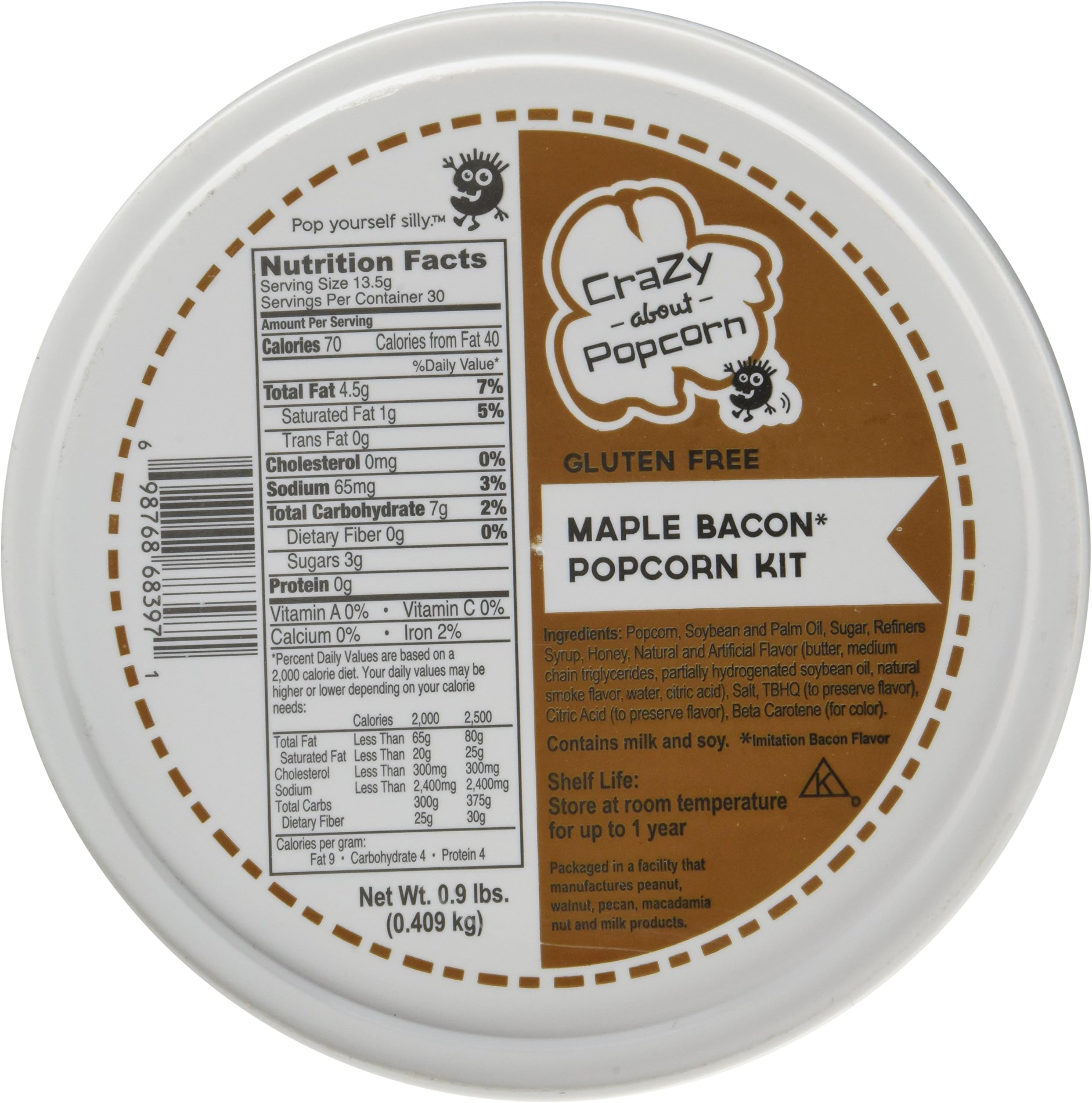 Pine Valley Foods Maple Bacon Popcorn Kit