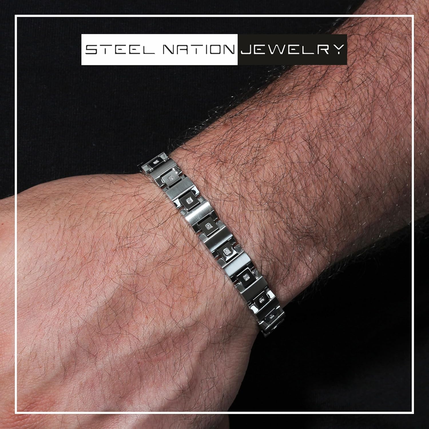 Stainless Steel Chain Link Bracelet - 8-1/2"
