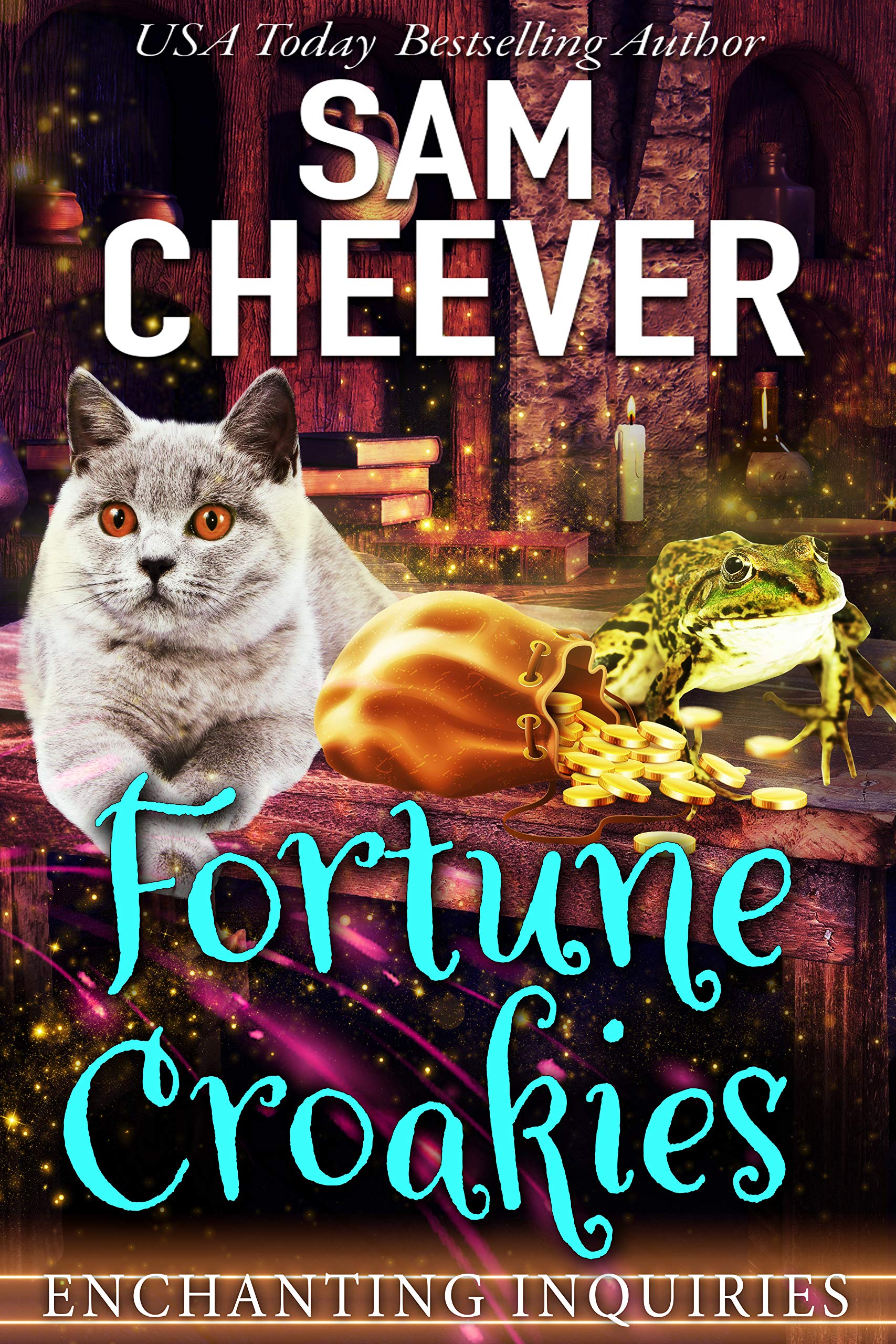 Fortune Croakies: A Magical Cozy Mystery with Talking Animals (Enchanting Inquiries Book 3)