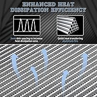 Vista 3 de Radiador de aluminio de alta calidad compatible con Santa Fe Fe XL 2010 2011 2012 2013 2014 2015 2016 2017 2018 2019 y 2011 2012 2013 2014 2015 Kia