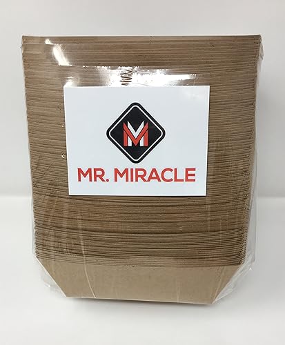 Miniatura 9 de Mr Miracle Bandeja de comida de papel a cuadros rojos y blancos. 2 libras (paquete de 50). Desechable, reciclable y totalmente biodegradable. Botes