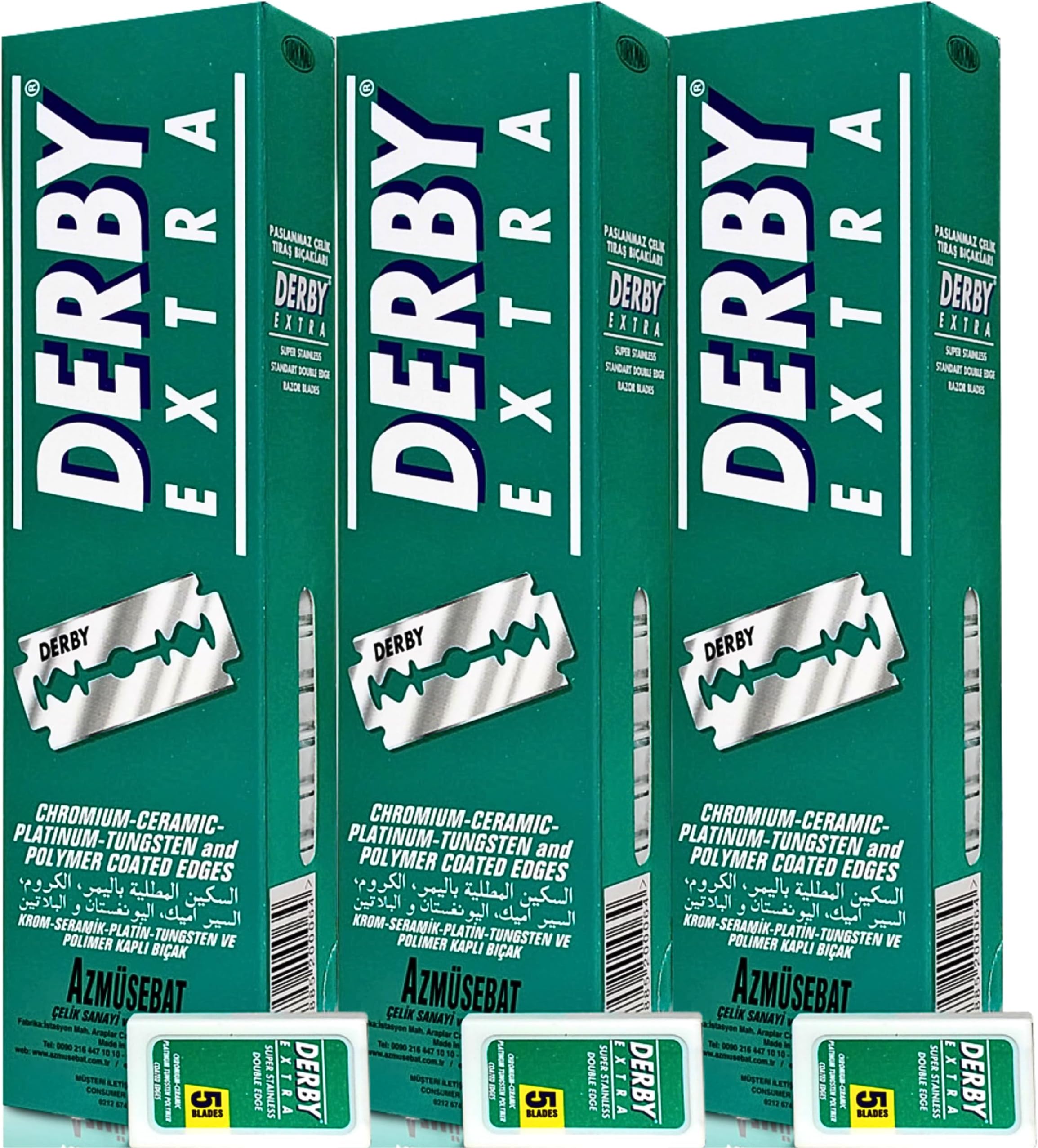 Double Edge Blades (Pack of 3)