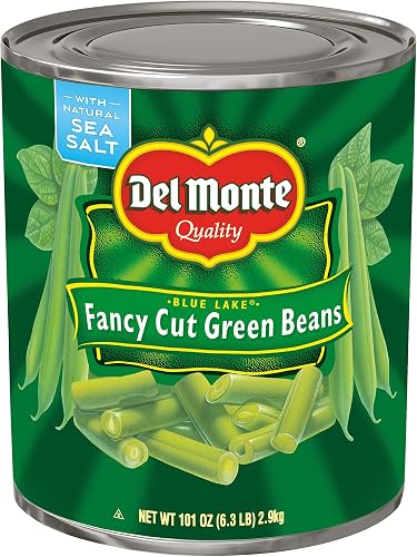 Del Monte Fancy Cut Green Beans - 101 Ounce (6 Pack)