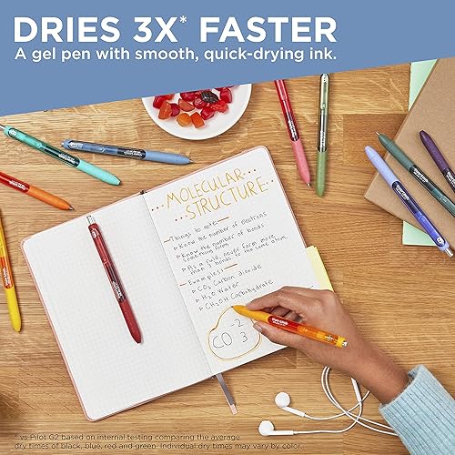 Miniatura 3 de Paper Mate InkJoy - Bolígrafos de gel punta media 0028in negro 36 unidades y bolígrafos de gel InkJoy punta media negro 10 unidades 1951640