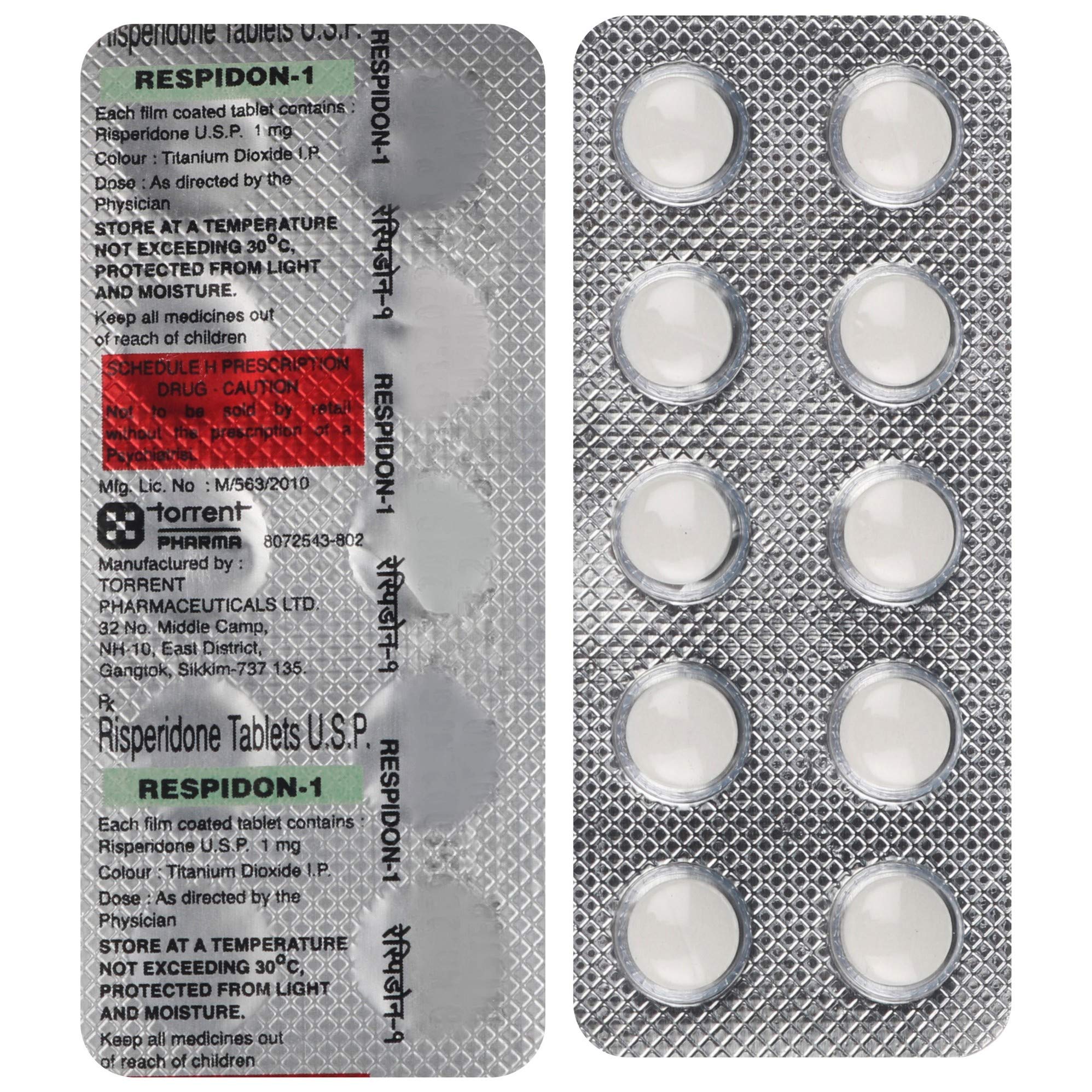 Respidon 1 - Strip of 10 Tablets
