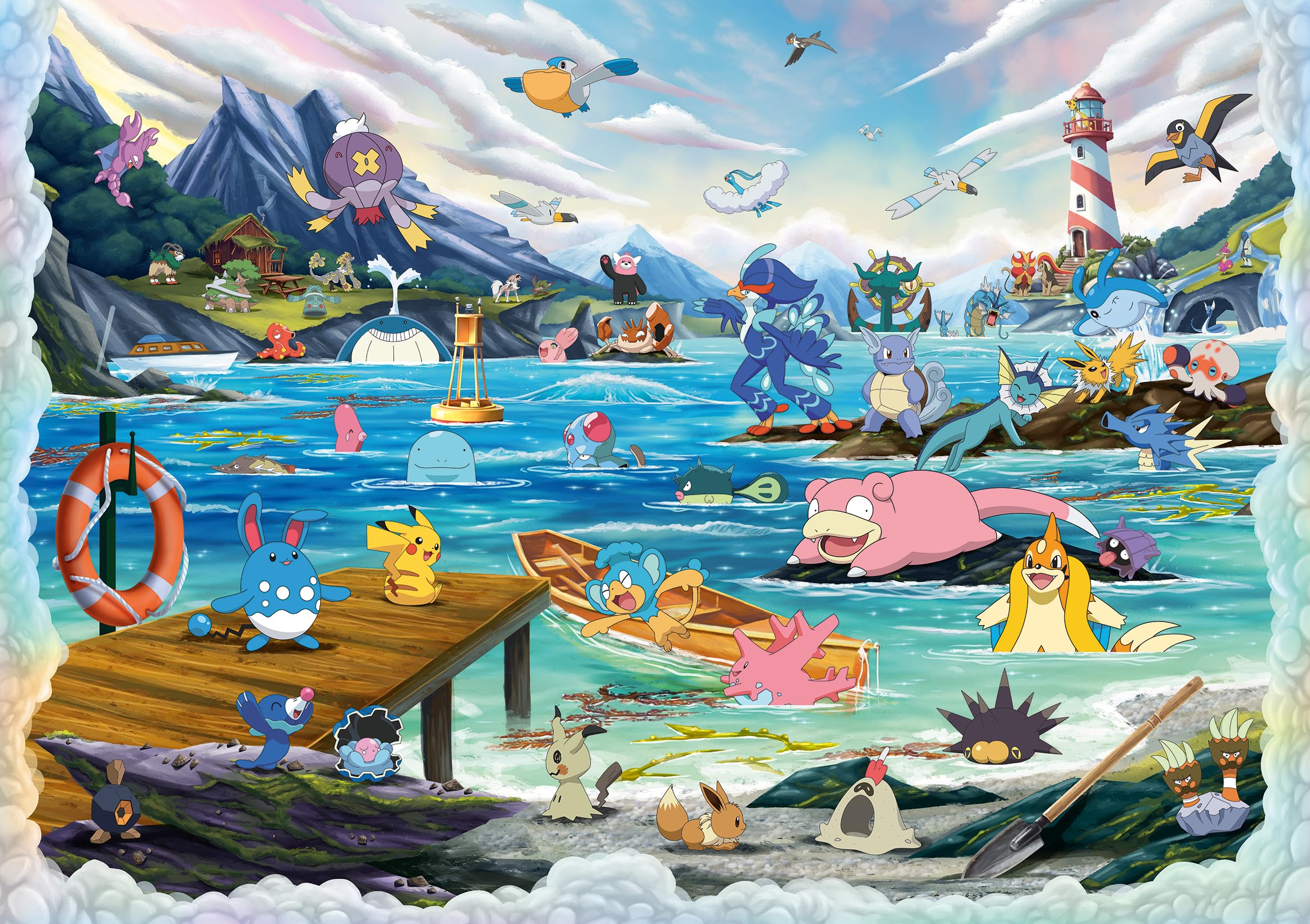 Ravensburger Erwachsenenpuzzle 40000 Teile - Pokémon - Celebration Journey