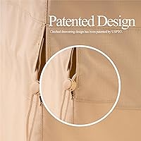 Vista 4 de WJ-X3 Funda Apilable para Silla de Patio, Resistente, Resistente al Viento e Impermeable, Fundas para Sillas de Patio al Aire Libre, 28A x 36P x