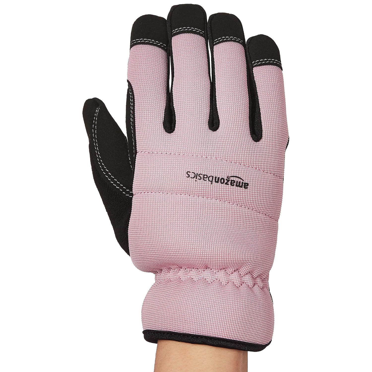 Amazon Basics Women's Work or Garden Gloves - Pink, XL